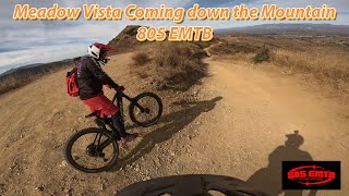 Meadow Vista Coming down the Mountain 805 EMTB - Simi Valley