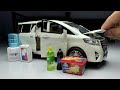 Most Realistic 1/24 Scale Diecast Model Car Toyota Alphard VAN V6 Executive Lounge Unboxing