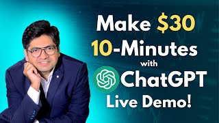 How I made $30 with ChatGPT in 10 minutes Writing Article | AI Writing