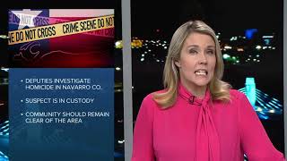 Deputies investigating homicide in Navarro County