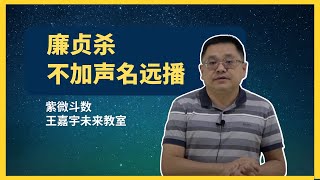 【紫微斗数格局 37】廉贞杀不加声名远播｜王嘉宇未来教室