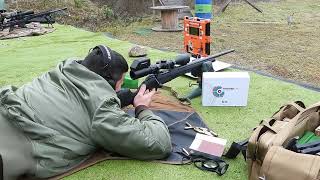 CZ 600 ALPHA 6,5 Creedmoor 620 metrov - 5 Shot 4 HIT !!!!!