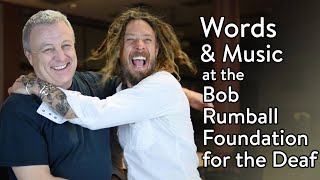 Words \u0026 Music *interview - Marshall Dane / Derek Rumball (Bob Rumball Fndn. for the Deaf - Toronto)