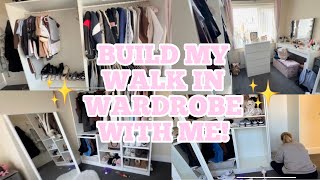 WALK IN WARDROBE TRANSFORMATION! | Claire Louise