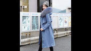 Толстая зимняя пуховая стеганая куртка женская парка 2020 средней длины теплая верхняя одежда
