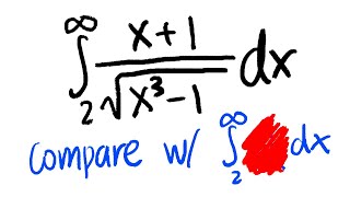 Comparison Theorem for Improper Integral, my calculus 2 exam problem.
