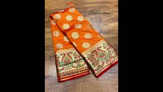 Latest trending silk paithani ideas || paithani saree collection || Ladies corner