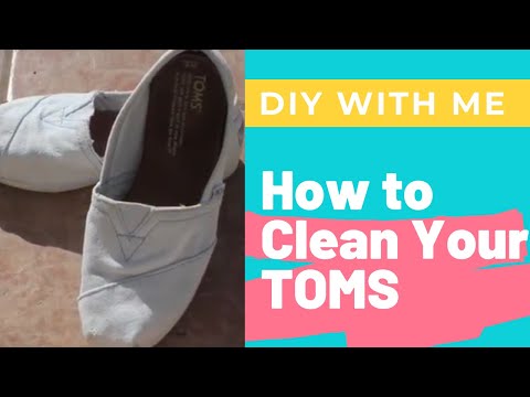 How to: Clean Your TOMS or Canvas Shoes Converse or Keds on Amazon How to: Clean Your TOMS or Canvas Shoes Converse or Keds on Amazon