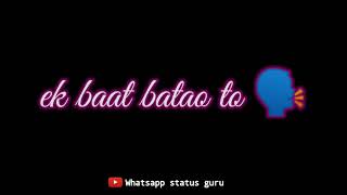 whatsapp status video | filhaal 2 song status | b praak song | filhaal 2 black screen status|#shorts
