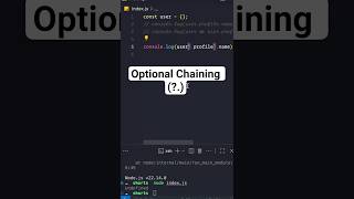 JavaScript Tip Optional Chaining Explained in 60s