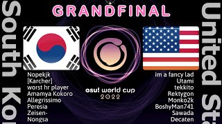 osu! World Cup 2022 Grand Finals: South Korea vs United States