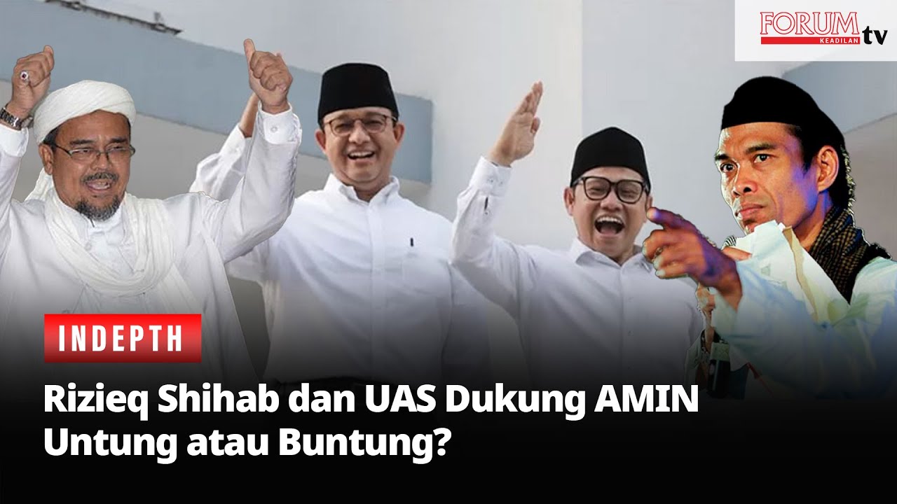 RIZIEQ SHIHAB DAN UAS DUKUNG AMIN, UNTUNG ATAU BUNTUNG? - YouTube