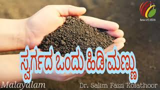 ಸ್ವರ್ಗದ ಒಂದು ಹಿಡಿ ಮಣ್ಣು - Dr Salim Faizy Kolathoor