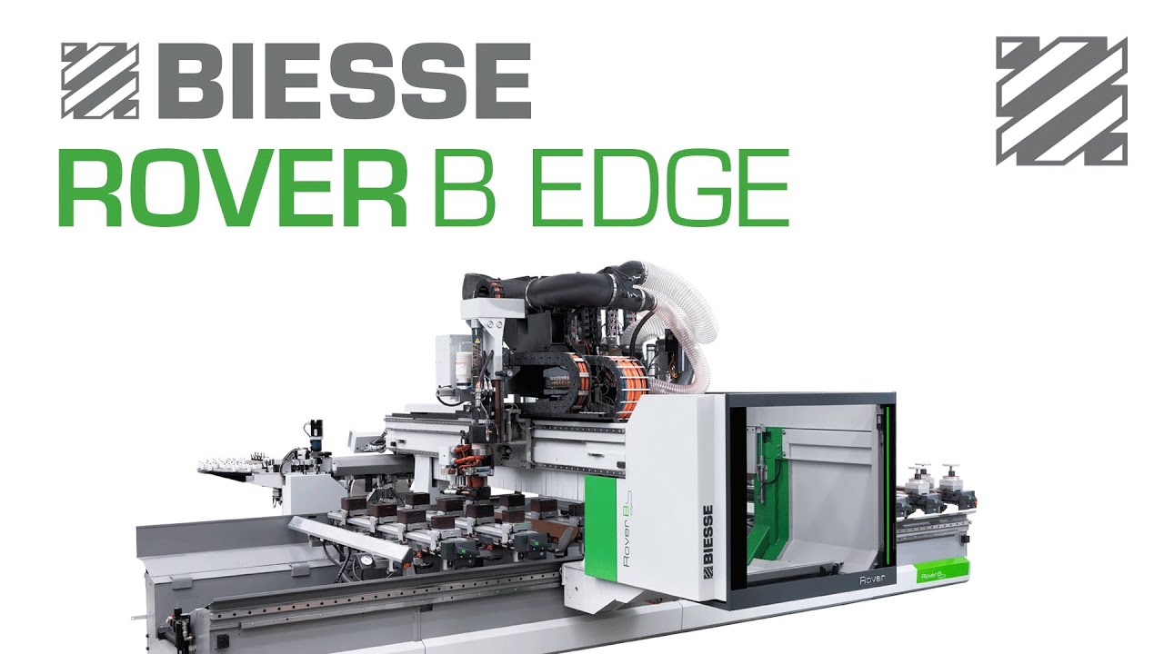 Biesse ROVER B EDGE - YouTube