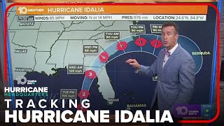 Tracking the Tropics: Hurricane Idalia still a Cat 1 storm, but stronger | 11 a.m. Wednesday