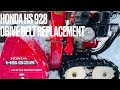 Honda Snowblower HS928 Drive Belt Replacement