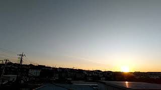 ウェザーリポード動画0120@横浜市16:35(夕陽ライブ)       Toshi@横浜