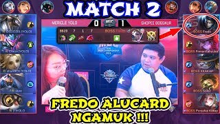 Fredo Alucard Ngamuk !!! Bosskur vs Yolo - MGC 2019 MLBB