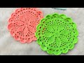 Floral Crochet Doilies | Easy Crochet Doilies