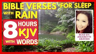 Bible Verses for Sleep KJV | Bible Verses with Rain for Sleep | Bible Scriptures KJV |