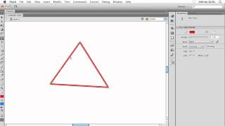 Adobe Flash CS6 Tutorial | Manipulating Anchor Points, Part 2/2