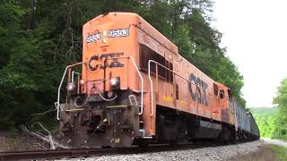 CSX GE U23B 9553 on the SARM with RS3L 6/9/2020