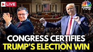 LIVE: Congress Certifies Trump's 2024 Victory, 4 Years Since Capitol Riot | Electoral Votes | N18G