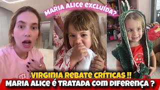 Virginia se pronunciou após receber críticas