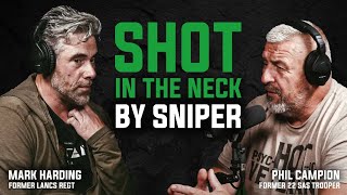 Former British Soldier survives being SHOT in the NECK by SNIPER! | Mark Harding