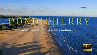 Pondicherry Vlog (4K) | Pondicherry Tourist Places | Pondicherry Travel Guide | 2 days itinerary