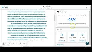 Using Turnitin on Canvas to Detect use of Artificial Intelligence (for Instructors)