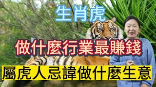 【生肖虎】屬虎人做什麼行業最賺錢？生肖屬虎人又忌諱做什麼生意呢？這期影片講述生肖屬虎人！#生肖 #智慧 #運勢 #命理