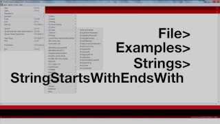 Energia Tutorial: StringStartsWithEndsWith