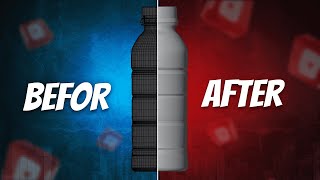 Crafting a 3D Bottle in Blender  A Step by Step Guide