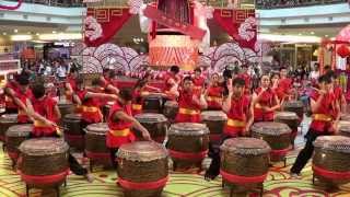 Prosperity Drums by 關聖文化宮 Kun Seng Keng @1Utama (CNY 2015)