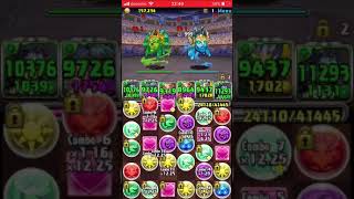 【パズドラ】裏・極限の闘技場 ゼラPT