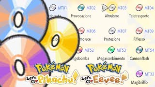 Dove trovare TUTTE LE MT in Pokemon Let's Go Pikachu e Eevee!