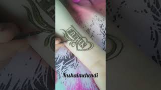 father hena tattoo||beautiful mehendi tattoo for  wrist#short#viralvideo@inshalmehendi143