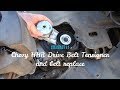 Chevy 2.4L engine HHR Drive Belt Tensioner and Drive Belt Replace.