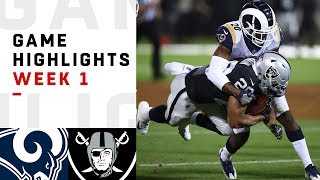 Rams vs. Raiders Week 1 Highlights | NFL 2018