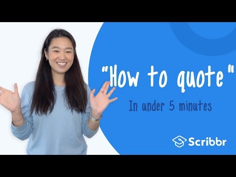 What is quote and examples?