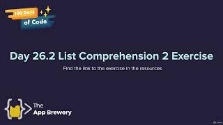 [Interactive Coding Exercise] Filtering Even Numbers | The Complete Python Pro Bootcamp for 2022