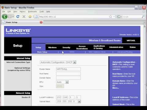 How To Secure A Linksys Wireless Router How To Secure A Linksys Wireless Router