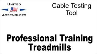 Treadmill control cable - Testing tool
