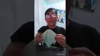 CARITA DE PERRO EN ORIGAMI