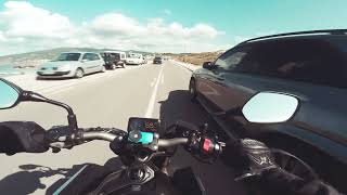 Riding from Cascais to TagusPark through the Mountains with VenomGirls | POV CB650R