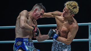 内藤が鋭い右ストレートから２ダウンを奪う👊 | ハイライト：内藤大樹 vs サバス・マイケル（ONE: WARRIOR’S CODE：2020年2月7日）