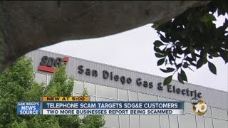 San Diegans warned of scam targeting San Diego Gas & Electric customers