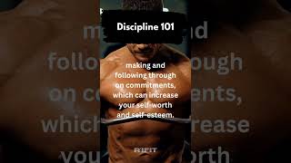 Discipline 101 #discipline #motivation #confidence #personalgrowth