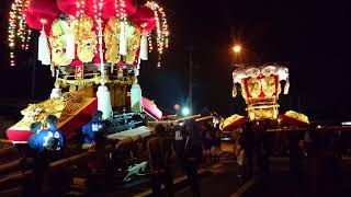 2017年 柞田秋祭り 大畑太鼓台 宵祭り その7